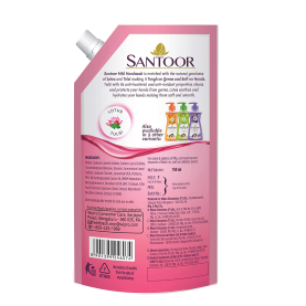 Santoor Gentle Hand Wash Mild 750ML